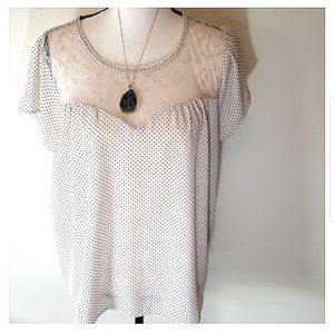 ☀Sale☀Sweet Wanderer Polkadot Top Size XL